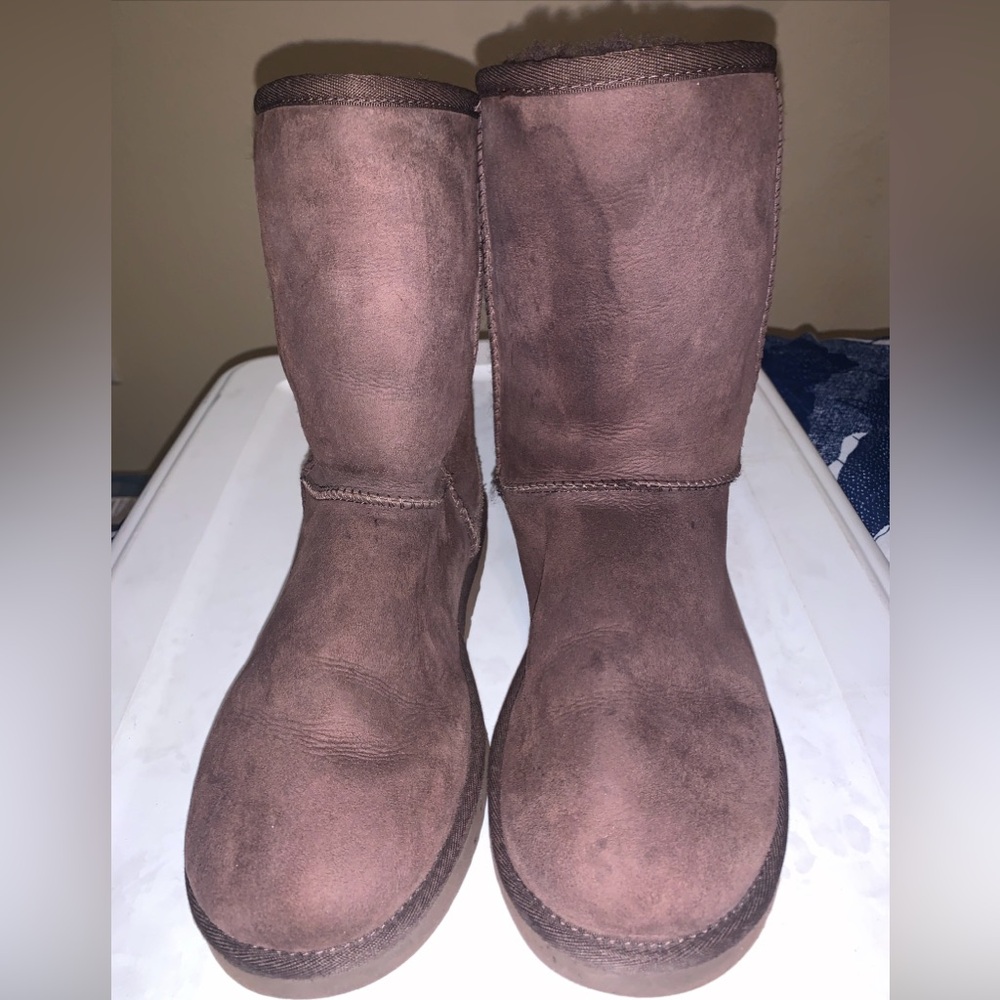 UGG Chocolate Suede Boots